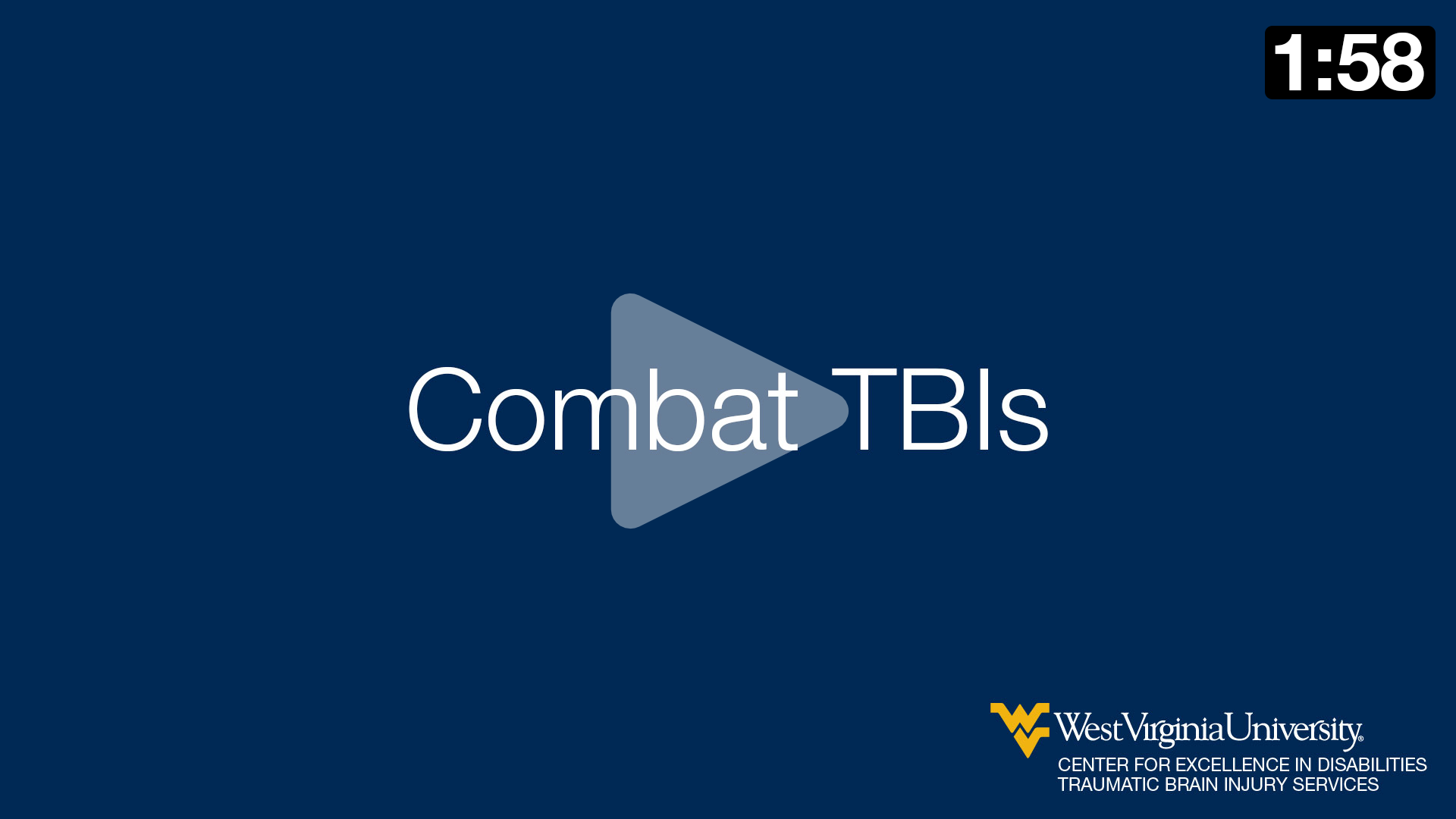 Stephen Heck talks about combat TBIs