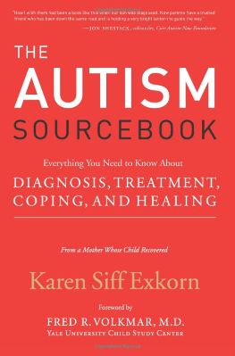 cover of The Autism Sourcebook